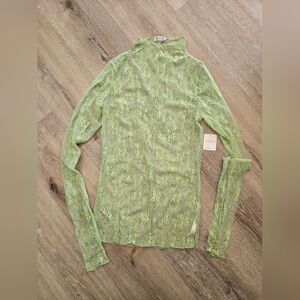 Free People Lady Lux Lace Long Sleeve